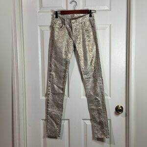 Denim & Supply Ralph Lauren Snake Print Style Skinny Jeans Women's 27/32